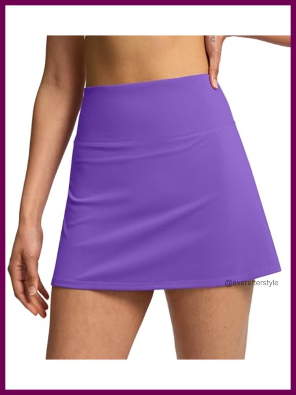 Skort Skirts with Shorts and Pockets 14.5" Tennis Golf Skirt Athletic